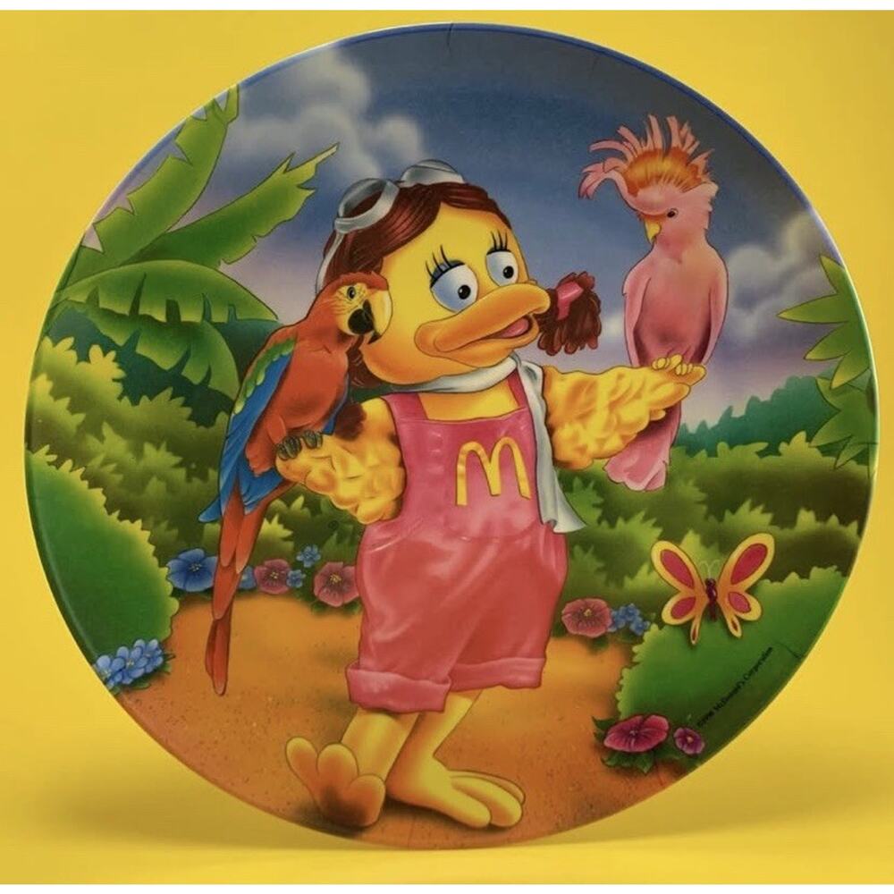 VINTAGE 90’s McDonald’s BIRDIE AT THE ZOO PARROT BIRD COLLECTORS PLATE McDonalds